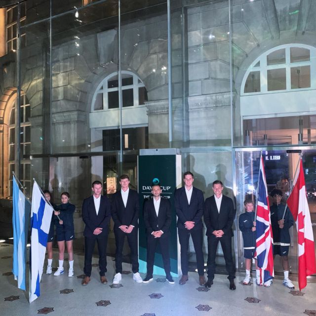 An amazing experience for three of our junior members Suna, Julia and Shareef who were selected as flag bearers for the Davis Cup Finals Welcome Ceremony yesterday! 

🇦🇷🇫🇮🇨🇦🇬🇧

They will also be part of the Davis Cup ball kid crew this week in the matches taking place at the AO Manchester Arena. Good luck to them along with all the other ball kids and the 4 nations competing.

Great Britain will be taking on Finland, Argentina and Canada and hoping to repeat the success of last year here in Manchester!🎾